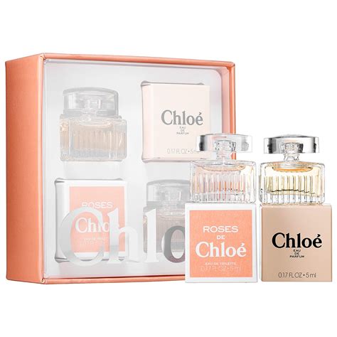 chloe miniature perfume set.